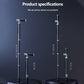Lightweight Foldable Walking Cane: Adjustable Dual-Mode (T/Grip) Stick – 0.26kg, Portable for Daily/Hiking Use