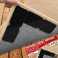 24PCS Reusable Carpet Grippers, Washable Non-Slip Rug Tape for Hardwood Floors, Strong Adhesive Rug Corners Fixer, No Residue Rug Pads for Area Rugs (Black)