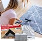 24PCS Reusable Carpet Grippers, Washable Non-Slip Rug Tape for Hardwood Floors, Strong Adhesive Rug Corners Fixer, No Residue Rug Pads for Area Rugs (Black)