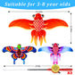 Kids’ Mini Fishing-Rod Kite Set –  3-Pack Fish Designs, Easy-Grip Reel Handle, Adjustable Line, Lightweight & Durable for Outdoor Play, Perfect for Beginners Ages 3–8, Encourages Active Fun and Family Bonding (Multicolor)