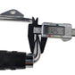 Solid D-Handle Cable Attachment for Home Gym & Cable Machine – Chrome-Finished Steel Bar with Anti-Slip Grip (Black) |