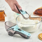 Adjustable Dual-Function Measuring Scoop Set For Baking, Dry Ingredients & Liquid Prep (Blue)