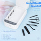Nail Tool Cleaner with Blue Light, Portable USB Cleaning Box for Manicure Tools, Beauty Tool Cleaner for Salon, Tweezers, Jewelry & Phone