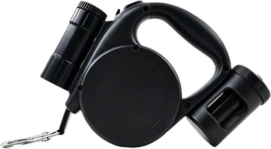 Versatile Retractable Dog Leash for Small & Medium Dogs, Ideal for Daily Walks & Outdoor Adventures, 16.4FT (black)