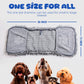 Dog Towel for Drying Dogs – Absorbent Microfiber Bath Towel with Hand Pockets, Super Absorbent & Fast Dry, Soft Microfiber, Fits Large & Small Dogs, Machine Washable & Reusable Pet Bath Towel（Gray）