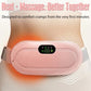 Portable Cordless Heating Massage Belt for Discomfort Relief, Ideal Gift for Her (Pink)