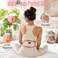 Portable Cordless Heating Massage Belt for Discomfort Relief, Ideal Gift for Her (Pink)