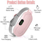 Portable Cordless Heating Massage Belt for Discomfort Relief, Ideal Gift for Her (Pink)