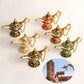 6-Piece Magic Genie Lamp Set, Perfect for Wedding Parties, Home Decor, and Themed Displays (Red)