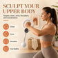 Infinity Hoop 2.0 for Arms and Shoulder, Exercise Equipment Smart Flabby Arm Exerciser with Digital Tracker, 360° Hand Crank Forearm Workout for Home Workout Gym(white)