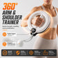 Infinity Hoop 2.0 for Arms and Shoulder, Exercise Equipment Smart Flabby Arm Exerciser with Digital Tracker, 360° Hand Crank Forearm Workout for Home Workout Gym(Pink)