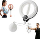 Infinity Hoop 2.0 for Arms and Shoulder, Exercise Equipment Smart Flabby Arm Exerciser with Digital Tracker, 360° Hand Crank Forearm Workout for Home Workout Gym(Pink)