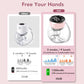 Hands-Free Wearable Electric Breast Pump for On-the-Go Mums with LED Display (Pink)