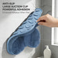 Silicone Shower Foot Scrubber Mat, Non-Slip Suction Cups for Floor & Tub Wall, Exfoliation & Massage, No Bending, Fits Up to Men&