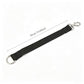 3PC Ranch Gate Strap Latch Adjustable Webbing with Metal Clip 19.69 Inch Gate Lock Easy Install for Barn Horse Cattle Fencing, Black (black)
