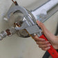 1set Multi-functional Wrenches Universal Large Open Faucet Wrench Bathroom Household Water Pipe Installation Tools,27 * 10cm(Red)