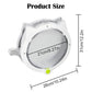 Indoor Cat Flap Door, 21cm/8.27in Opening
4 Locking Modes | Magnetic & Weatherproof | Thin Door & Wall | Easy Install |(white)