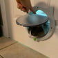 Indoor Cat Flap Door, 21cm/8.27in Opening
4 Locking Modes | Magnetic & Weatherproof | Thin Door & Wall | Easy Install |(black)