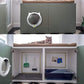 Indoor Cat Flap Door, 21cm/8.27in Opening
4 Locking Modes | Magnetic & Weatherproof | Thin Door & Wall | Easy Install |(black)