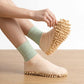 Microfiber Creative Socks for Floor Cleaning Washable Lazy Floor Mopping Slippers Soft Warm Dusting Shoes for Home, 1Pair (Brown)