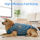 Dog Drying Bag for Quick Home Drying – Hassle-Free Grooming After Baths, S (Blue)