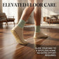 Microfiber Creative Socks for Floor Cleaning Washable Lazy Floor Mopping Slippers Soft Warm Dusting Shoes for Home, 1Pair (Khaki)