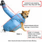 Dog Drying Bag for Quick Home Drying – Hassle-Free Grooming After Baths, L (Blue)