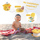 Portable Folding Potty for Toddlers – Compact Travel Toilet with Cat Design, Easy to Carry & Clean, Ideal for Home, Car, Camping, Outdoor Use (Yellow)