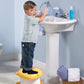 Portable Folding Potty for Toddlers – Compact Travel Toilet with Cat Design, Easy to Carry & Clean, Ideal for Home, Car, Camping, Outdoor Use (Yellow)