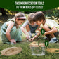 Kids Bug Catching Kit with Extendable Net, Magnifier & Observation Habitat – Outdoor Exploration Toy for Backyard & Camping (Brown)