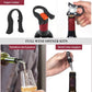 Goose-Style Rapid Wine Opener Set 20 x 13 cm – Heavy-Duty Lever Corkscrew with Foil Cutter, Pourer, Stopper, and Extra Spiral Worm – Premium Stainless Steel Wine Kit in Gift Box (Black)
