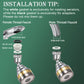 Multi-Function Rotating Faucet Aerator – 360° Swivel Kitchen Sink Extender with Adjustable Flow Modes, 3-inch & 7-inch Lengths, Anti-Splash Sprayer for Washing, Cleaning, and Filling (Silver,Long)