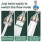 Multi-Function Rotating Faucet Aerator – 360° Swivel Kitchen Sink Extender with Adjustable Flow Modes, 3-inch & 7-inch Lengths, Anti-Splash Sprayer for Washing, Cleaning, and Filling (Silver,Short)