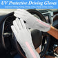 UV Protective Driving Gloves for Women – UPF 50+ Sunscreen Gloves with Touchscreen Function & Anti-Slip Palm, Long Cuff for Hiking, Cycling, Fishing, Golfing (Purple)