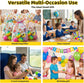 5 PCS Color Changing TPR Stress Balls for Office & Classroom – Soft Sensory Squeeze Toys to Relieve Anxiety (Multicolor)