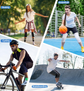 Honeycomb Knee Pads for Kids, Teens & Adults – Protective Compression Knee Guards for Basketball, Football, Cycling & Running(White,S)
