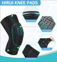 Honeycomb Knee Pads for Kids, Teens & Adults – Protective Compression Knee Guards for Basketball, Football, Cycling & Running(Black,XL)
