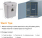 Hanging Kitchen Compost Bin with Lid for Cabinet Door or Wall, No-Drill Adhesive Mount, Odor-Proof & Space-Saving (Grey)