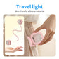 Portable Neck Fan with 5-Speed Adjustable Cooling – Lightweight Rechargeable Bladeless Fan for Travel, Outdoor, Gym, Office Use – Ultra-Quiet & Foldable (Pink)