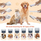 All-in-One Pet Grooming Vacuum Kit with Electric Clipper & Brushes for Dogs and Cats, Low Noise & Strong Suction (Grey)