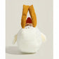 Cute Chicken Plush Handbag – White & Brown Kawaii Animal Tote for Girls & Women | Fun Gift Idea
