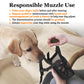 Soft Mesh Dog Muzzle for Small Medium Large Dogs – Breathable Adjustable Anti-Bite Chewing Guard with Overhead Strap – Fits Labrador, German Shepherd, Golden Retriever – 5 Sizes (Grey,XS)