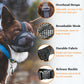 Soft Mesh Dog Muzzle for Small Medium Large Dogs – Breathable Adjustable Anti-Bite Chewing Guard with Overhead Strap – Fits Labrador, German Shepherd, Golden Retriever – 5 Sizes (Grey,XS)