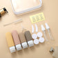 16-Piece Travel Bottle Set with Leak-Proof Silicone Squeeze Bottles – Reusable Toiletry Containers for Shampoo, Lotion, Makeup Remover (Apricot)  | Other Colors Available in Store