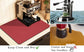 Kitchen Counter Mat for Coffee Maker – Absorbent & Quick-Dry Bar Pad with Non-Slip Backing, Protective Surface for Espresso Machine, Dish Drying Mat (Red,50*80cm)