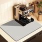 Kitchen Counter Mat for Coffee Maker – Absorbent & Quick-Dry Bar Pad with Non-Slip Backing, Protective Surface for Espresso Machine, Dish Drying Mat (Grey,30*50cm)