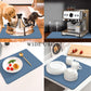 Kitchen Counter Mat for Coffee Maker – Absorbent & Quick-Dry Bar Pad with Non-Slip Backing, Protective Surface for Espresso Machine, Dish Drying Mat (Blue,60*90cm)
