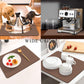 Kitchen Counter Mat for Coffee Maker – Absorbent & Quick-Dry Bar Pad with Non-Slip Backing, Protective Surface for Espresso Machine, Dish Drying Mat (Brown,30*40cm)
