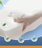 High-Performance Butterfly Memory Foam Pillow – 15° Cervical Support, Cooling Gel Cover, Ergonomic Contour Design for Neck Pain Relief & Deep Sleep – Ideal for Side & Back Sleepers (White & Gray)