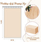 2 Pack Elegant Chiffon Wedding Arch Draping Fabric Panels for Outdoor Ceremony Backdrop and Party Decoration (Peach Pink)